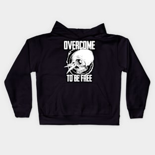 OVERCOME to be FREE Kids Hoodie